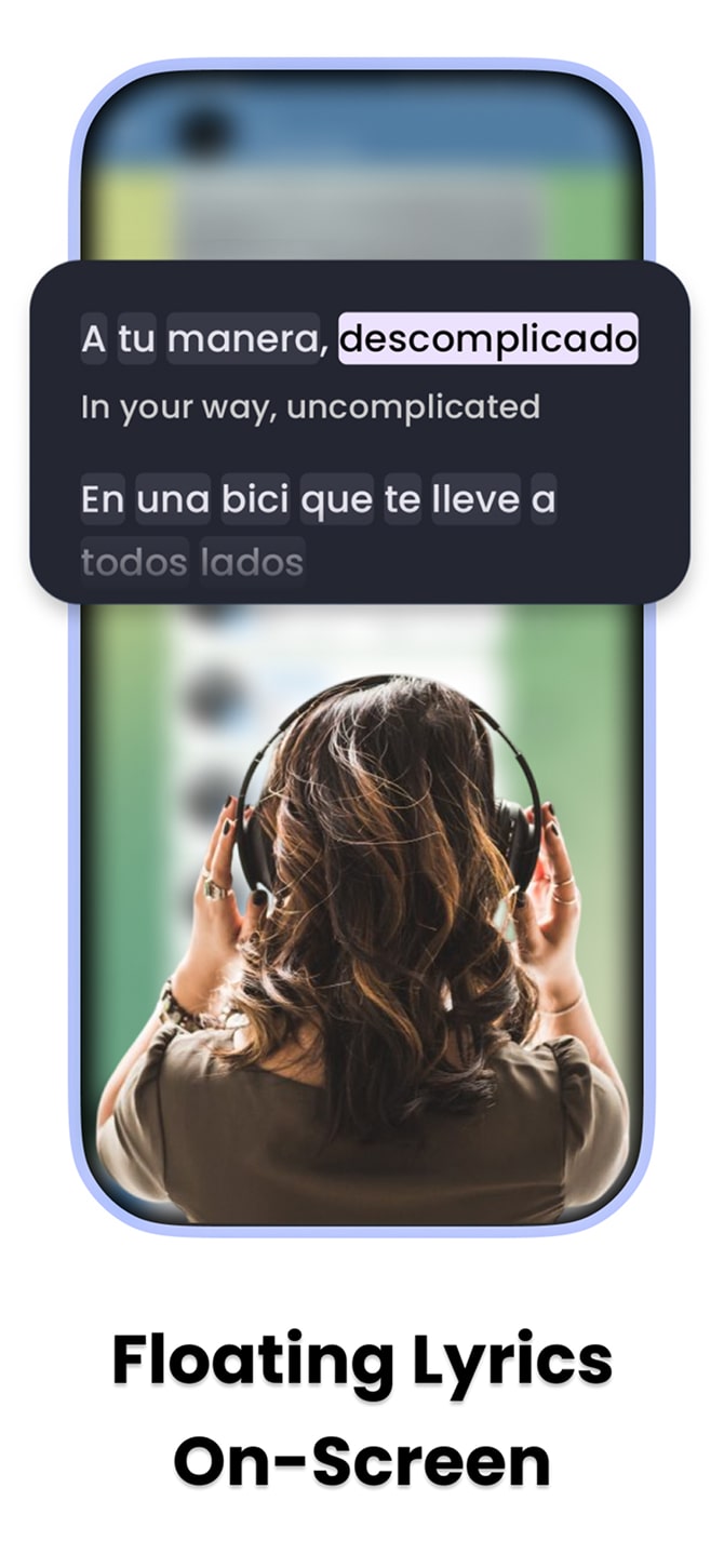 Music lyrics translation in Native app